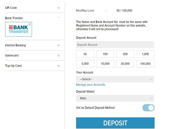 How to Deposit Money Into W88 Gold – Easy & Fast Guide 2