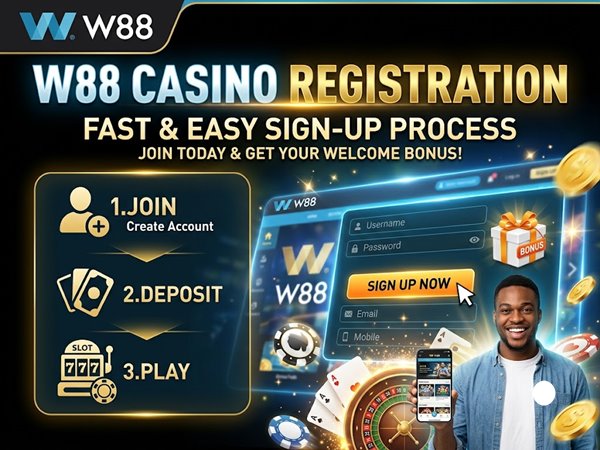 W88 Casino Registration Guide 2026 – Step-by-Step & Best Bonuses