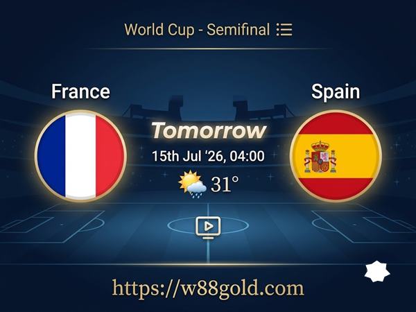 France vs Spain 15/7 World Cup 2026 analysis and prediction
 1