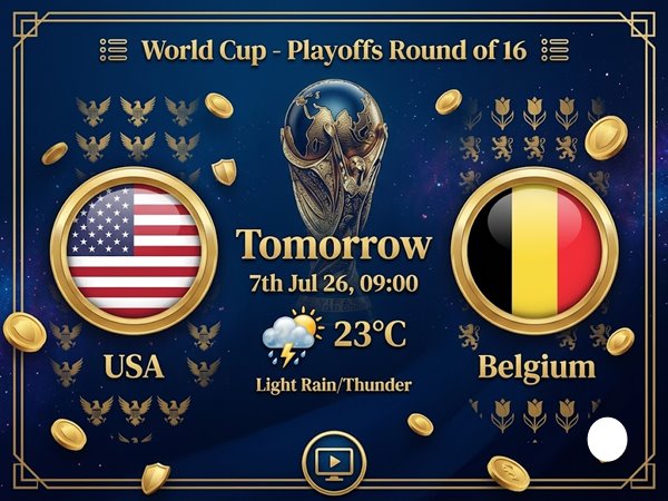 USA vs Belgium  07/7 World Cup 2026 analysis and prediction