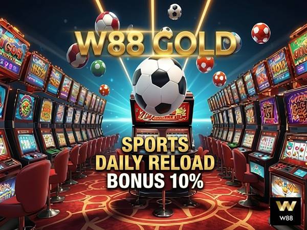 W88 Sports Daily Reload Bonus 10% – Get RM200 Extra Daily | Code SABARB10